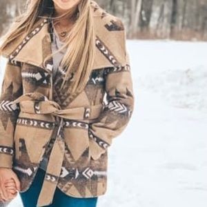 Brown western coat. Great condition